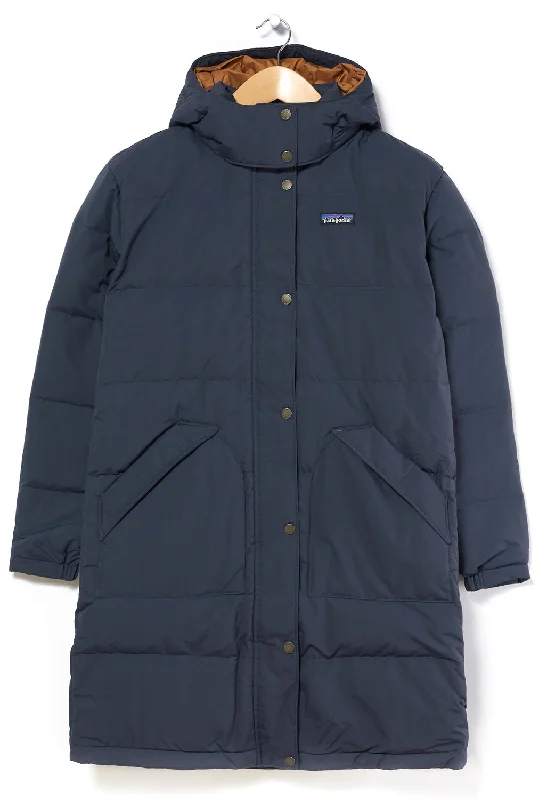 Fashionable Women's Clothing Patagonia Downdrift Women's Parka Jacket - Smolder Blue Fashionable Women's Clothing Patagonia Downdrift Women's Parka Jacket - Smolder Blue