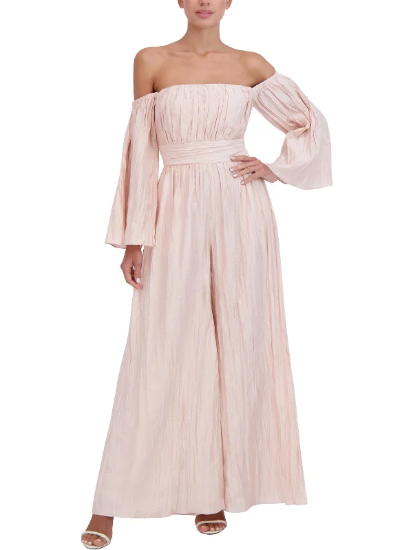 Charming Women's Outfit For Special Occasions Womens Wide Leg Off The Shoulder Jumpsuit