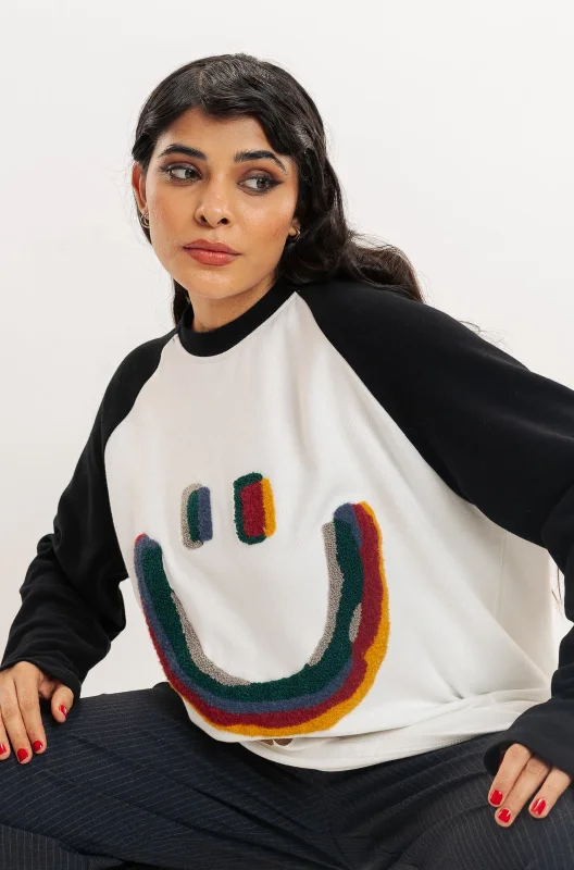 Top 10 Women's Online Clothing Stores Smile Sweatshirt