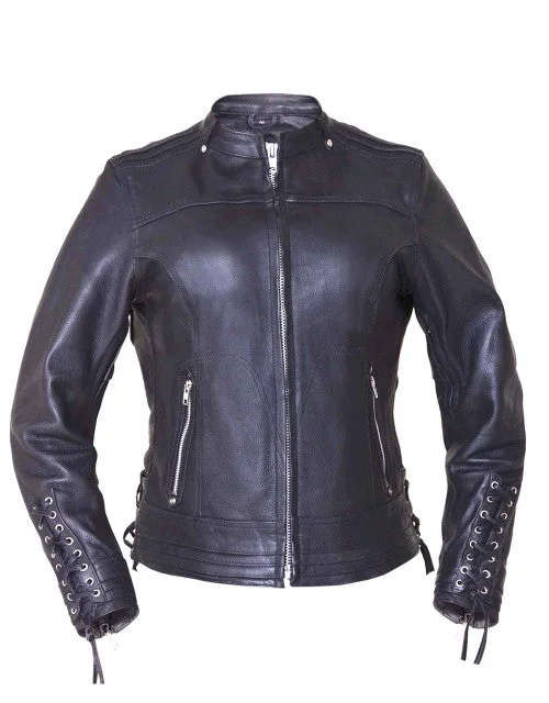 Clearance Sale Online 6801.PL WJ Ladies nice leather riding jacket