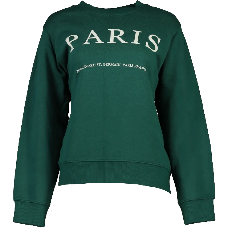 Modern Women's Fashion with Vintage Touches Graphic Sweatshirt