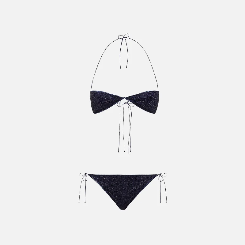 Flash Sales This Week Oseree Lumiere Triangle Bandeau - Night Blue