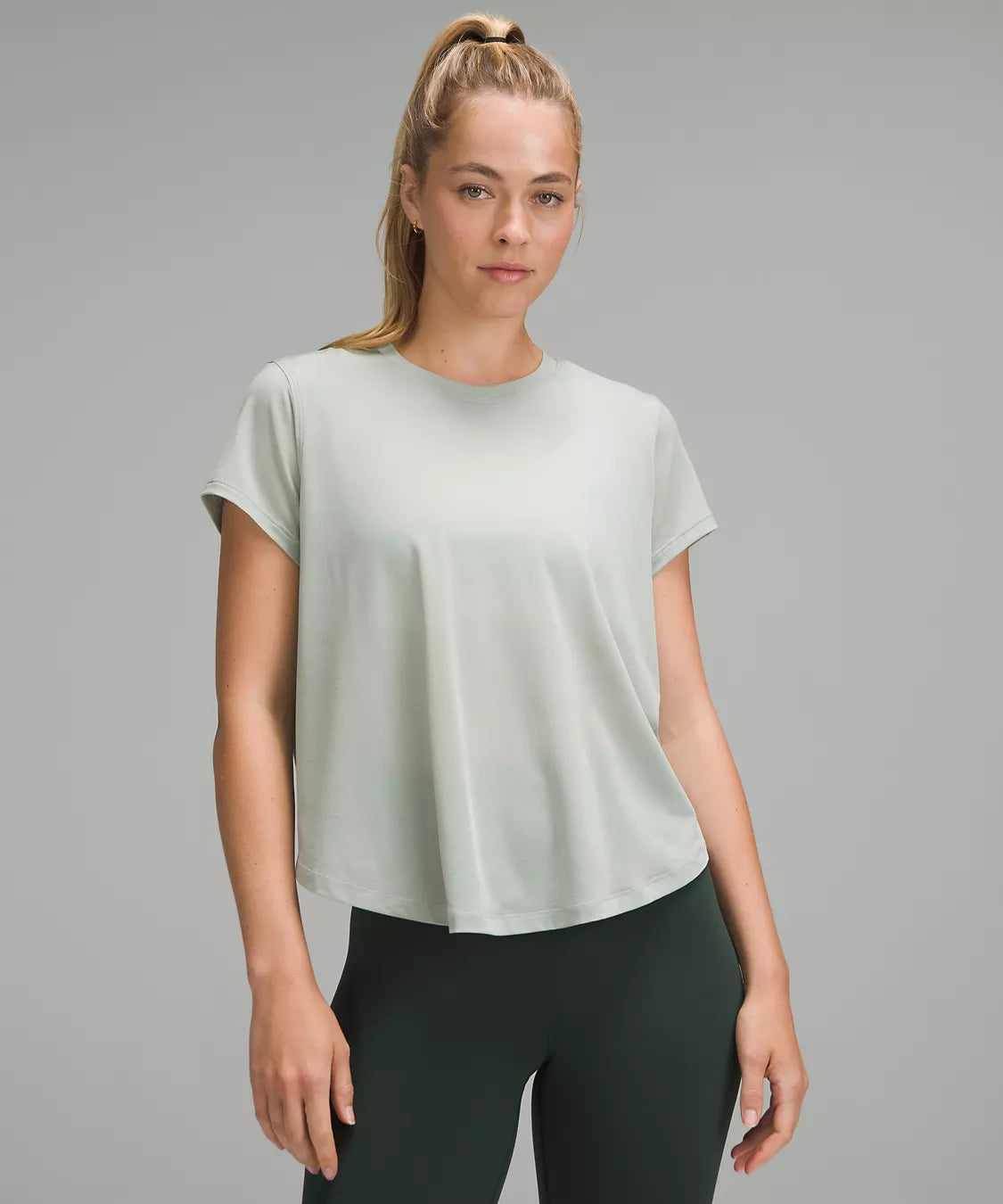 Exclusive Women's Fashion Collection Lightweight Training Short Sleeve | Jade Grey