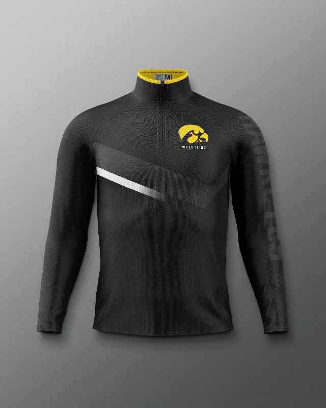 Women's Functional Apparel For Outdoor Activities Iowa Hawkeyes Sublimated Elite 1/4 Zip Women's Functional Apparel For Outdoor Activities Iowa Hawkeyes Sublimated Elite 1/4 Zip