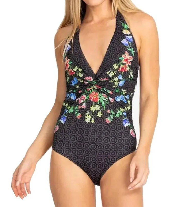 Color Twist One Piece In Multi