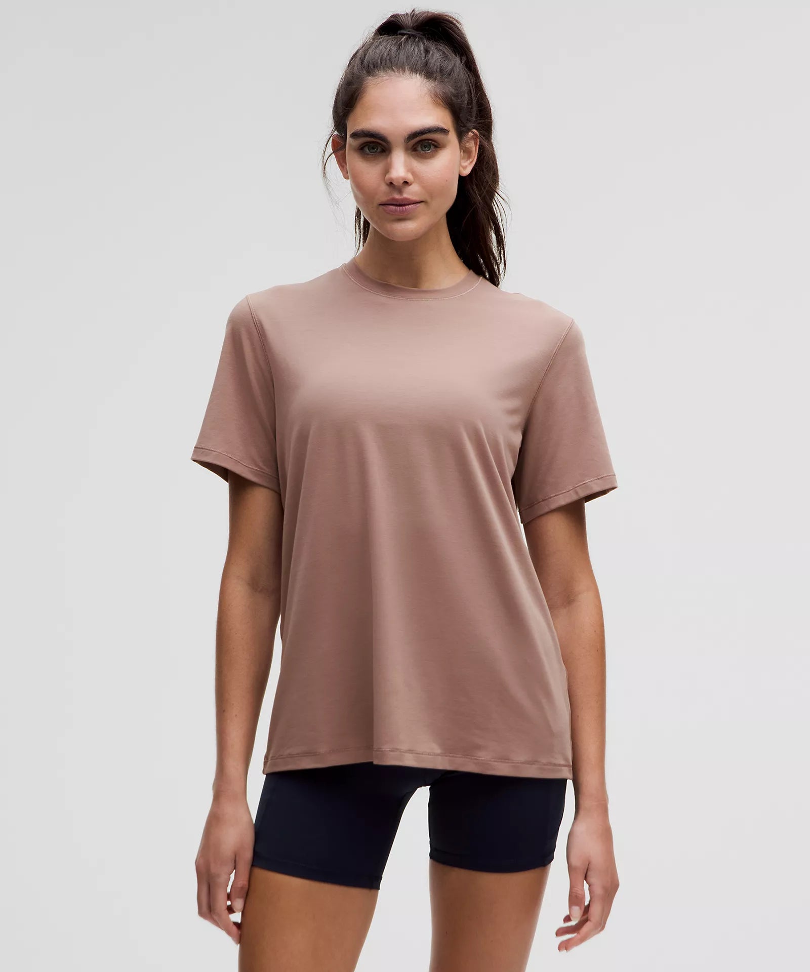 Women's Casual Attire Jersey Training Short Sleeve | Twilight Rose