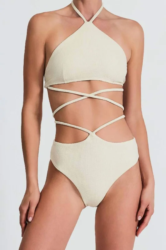 Modern Women's Apparel Cypress One Piece Swimsuit In Cream