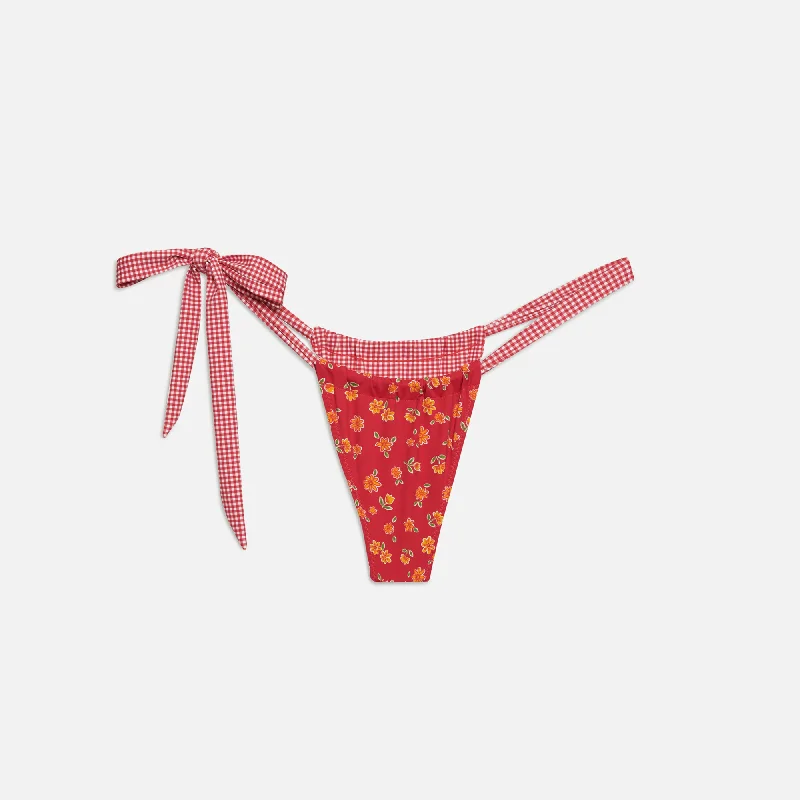 Comfy Women's Outfits for Daily Wear Frankies Bikinis Kealy Bottom - Summer Flower