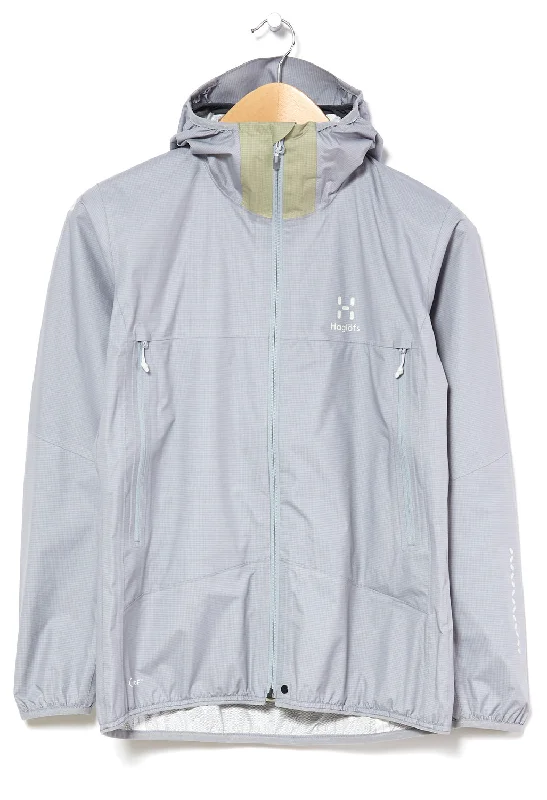 Discount Store Haglöfs Women's L.I.M PROOF Jacket - Concrete/Thyme Green