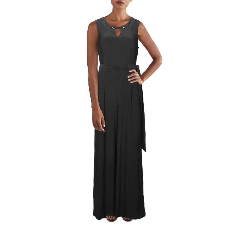 Trendy Women's Dresses Online Womens Keyhole Grommet Jumpsuit