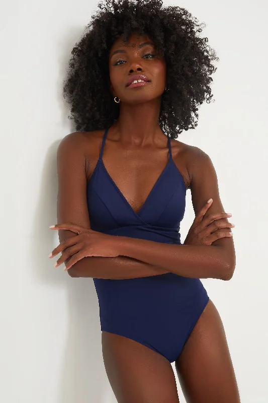 Women's Clothing For Special Occasions Nautical Navy Sconset One Piece