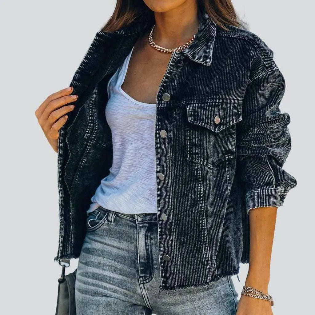 Retro women's denim jacket