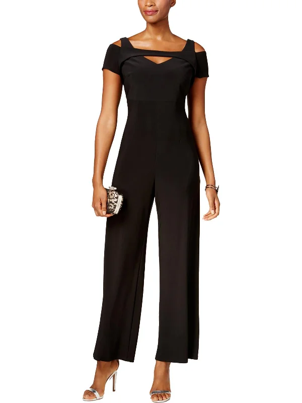 Clothes Woman Petites Womens Wide Leg Party Jumpsuit