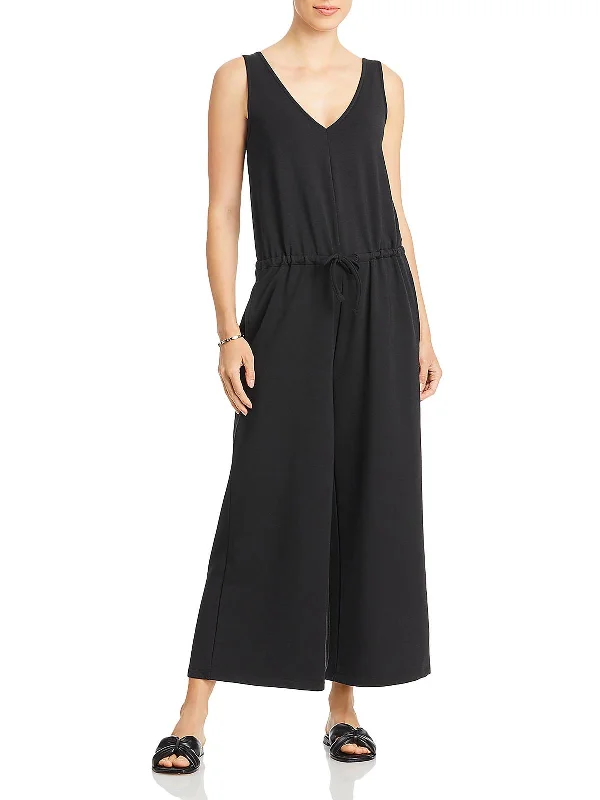Exclusive Women's Fashion Collection Womens V Neck Sleeveless Jumpsuit