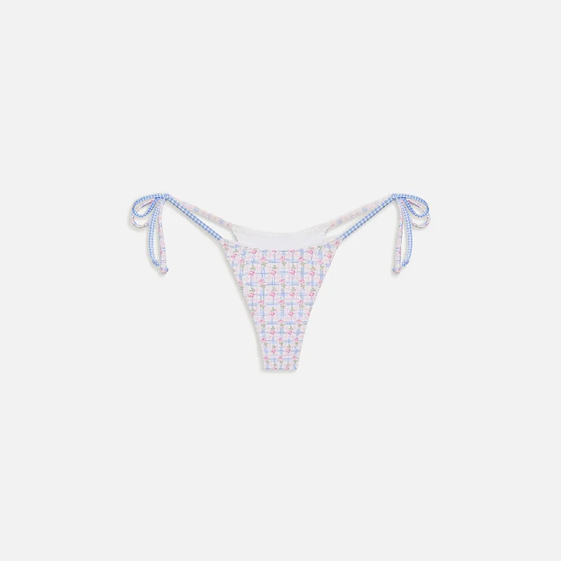 Stylish Everyday Clothing Frankies Bikinis Divine Bottom - Rose Picnic Ruffle