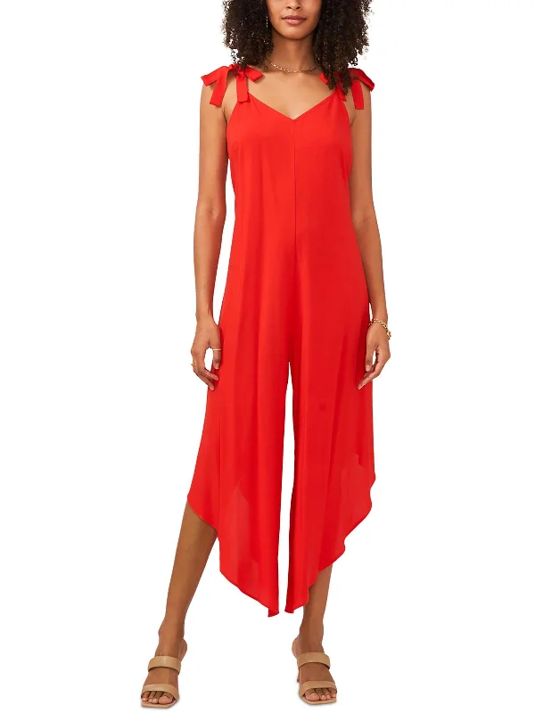 Women's Clothing Online Sale Womens Solid Asymmetric Jumpsuit