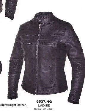Flash Sales This Week Ladies Lightweight Leather Jacket 6537.GO WJ Light