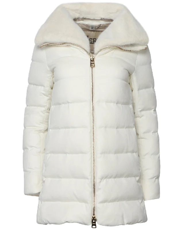 Comfortable Outfit For Women Bianco Quilted Hi Lo Aline Jacket