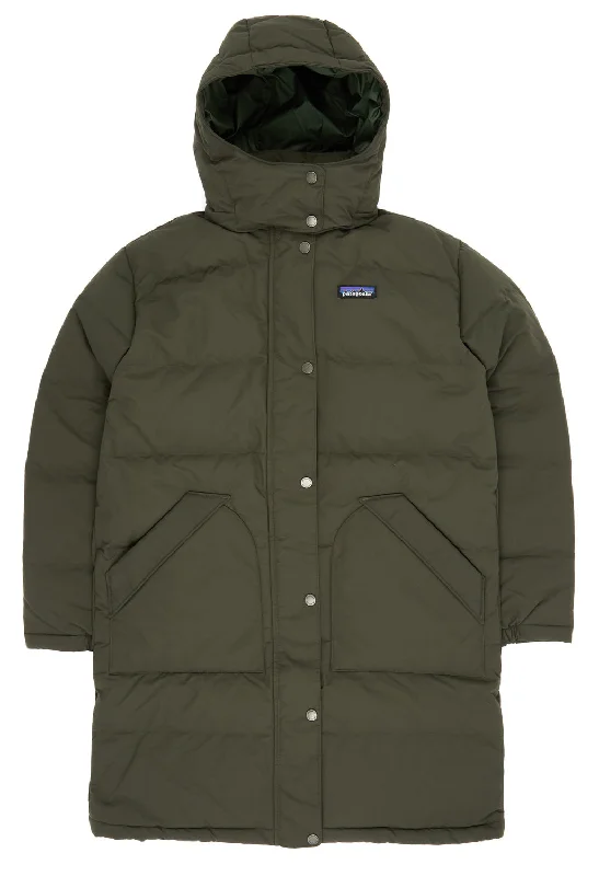 Women's Holiday Attire Patagonia Downdrift Women's Parka Jacket - Pine Needle Green
