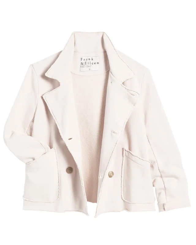 End of Season Sale Vintage White Mini Belfast Crop Peacoat