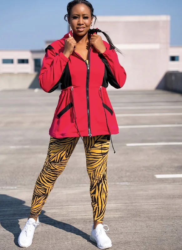 Women's Online Boutique Know Me Jacket, Bra Top & Leggings ME2051