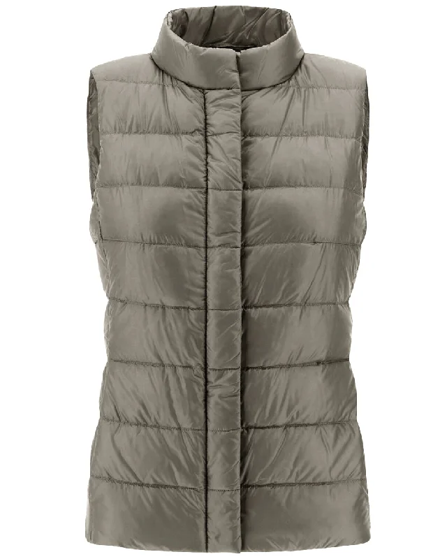 Women's Chic Outfit Grigio Perla Iconico Giulia Short Vest