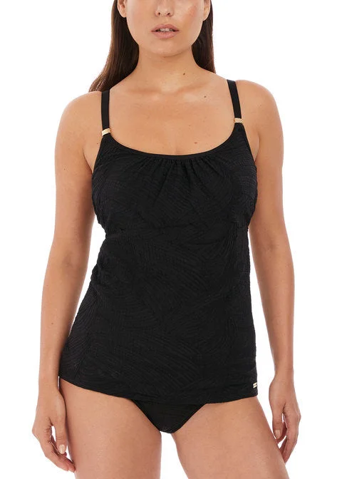 Casual Garments For Women Fantasie Ottawa Underwire Scoop Neck Tankini, Black