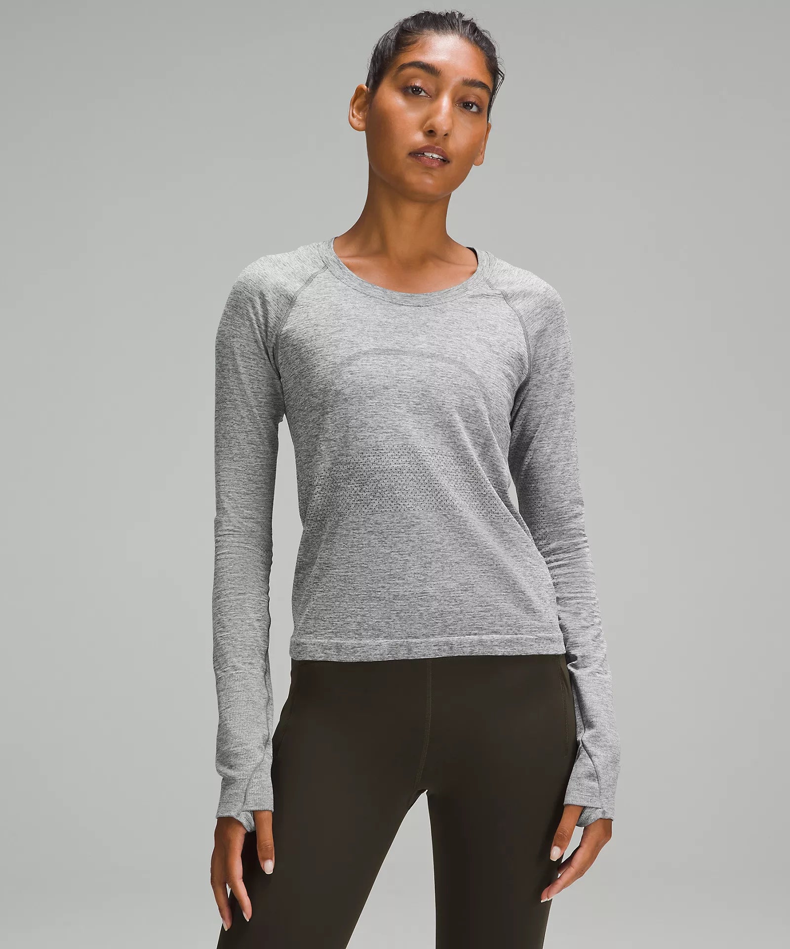 Outlet Clothing Swiftly Tech Long-Sleeve Shirt 2.0 | Slate/White