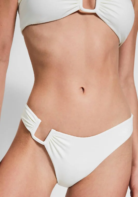 Comfy Women's Outfits for Daily Wear Alyssa Bikini Bottom In Off White