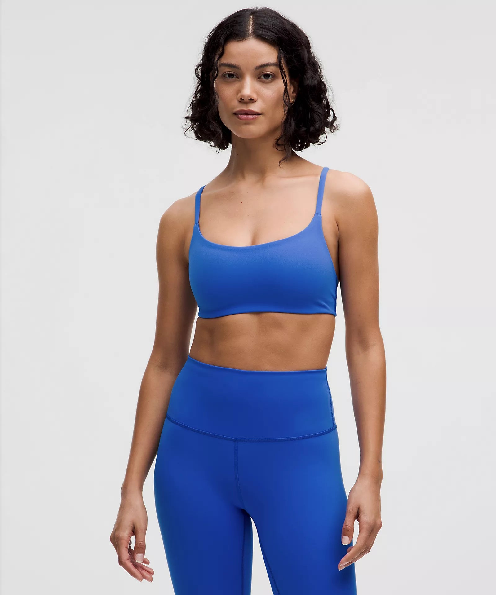 Sale Clearance Wunder Train Strappy Racer Bra *Light Support, A/B Cup | Cerulean Blue