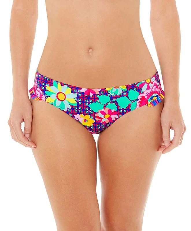 Casual Fashion for Women Lepel SunKiss Frill Low Rise Bikini Brief, Pink