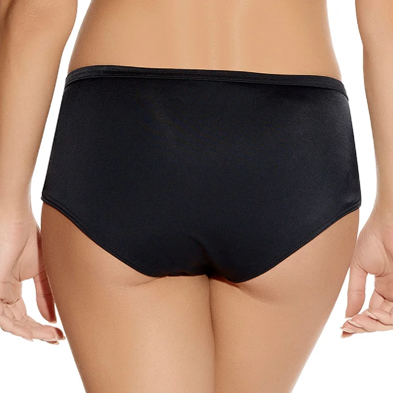 Women's Seasonal Attire Freya Superstar Boyshort, Black