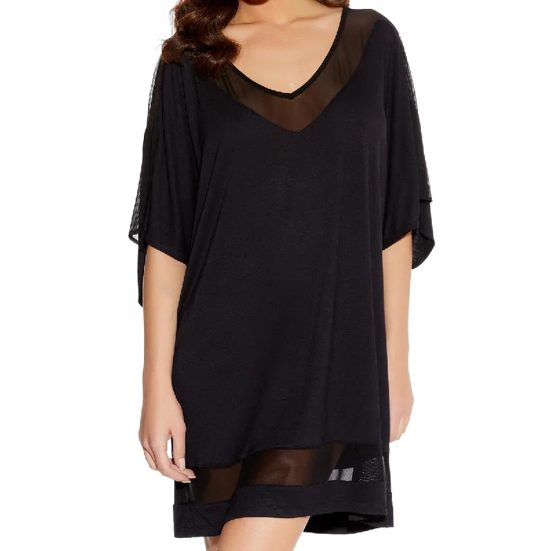 Women's Cozy Winter Attire Freya Rock Star Tunic, Black