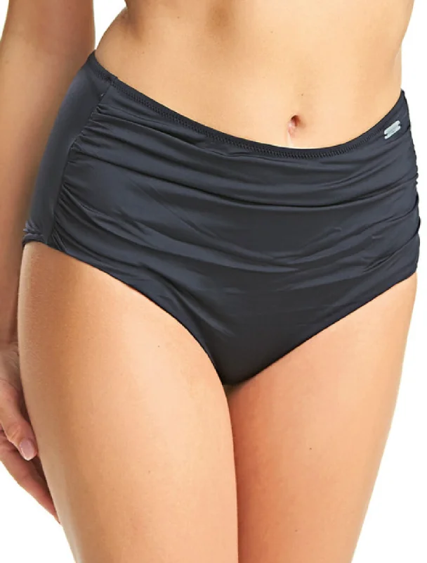 Women's Travel Garments Fantasie Versailles Gathered Deep Brief Panties with Control Lining, Black Women's Travel Garments Fantasie Versailles Gathered Deep Brief Panties with Control Lining, Black