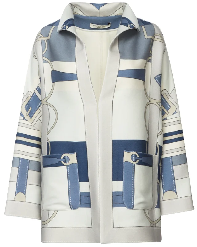 Sales For Clothes Light Blue Saddle Siena Jacket