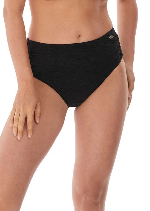 Women's Trendy Outfits Fantasie Ottawa Deep Gathered Brief in Black