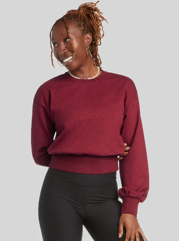Charming Everyday Clothing For Women Thunder Sweatshirt - Sweet Wine