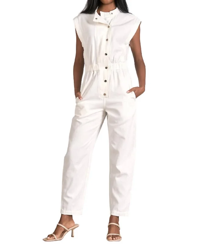 Women's Athletic Apparel Jack Jumpsuit In White