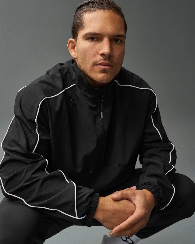 Women's Travel Garments RUDIS 1/4 Zip Windbreaker - Black