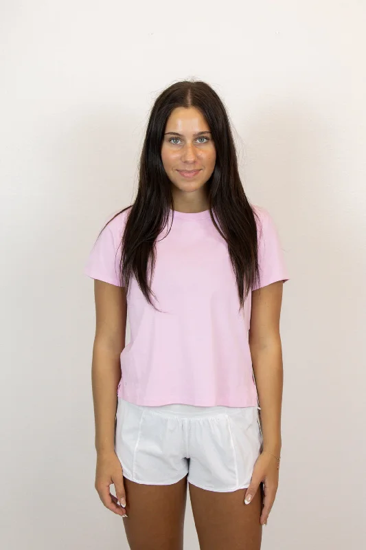 High Street Women's Fashion for Trendy Shoppers Classic Fit Cotton Blend T-Shirt | Vitapink High Street Women's Fashion for Trendy Shoppers Classic Fit Cotton Blend T-Shirt | Vitapink