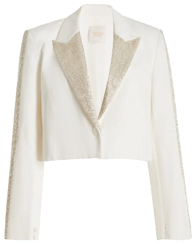 Women's Clothing Brands My Former Better Half Blazer In White