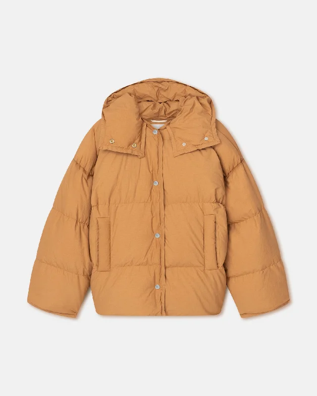 Women's Classic Attire Jolyn - Tech Poplin Puffer Jacket - Biscuit
