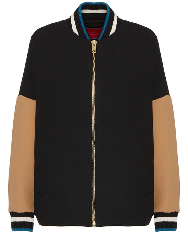 Fashionable Dresses for Women Solid Brooklyn Bomber Jacket