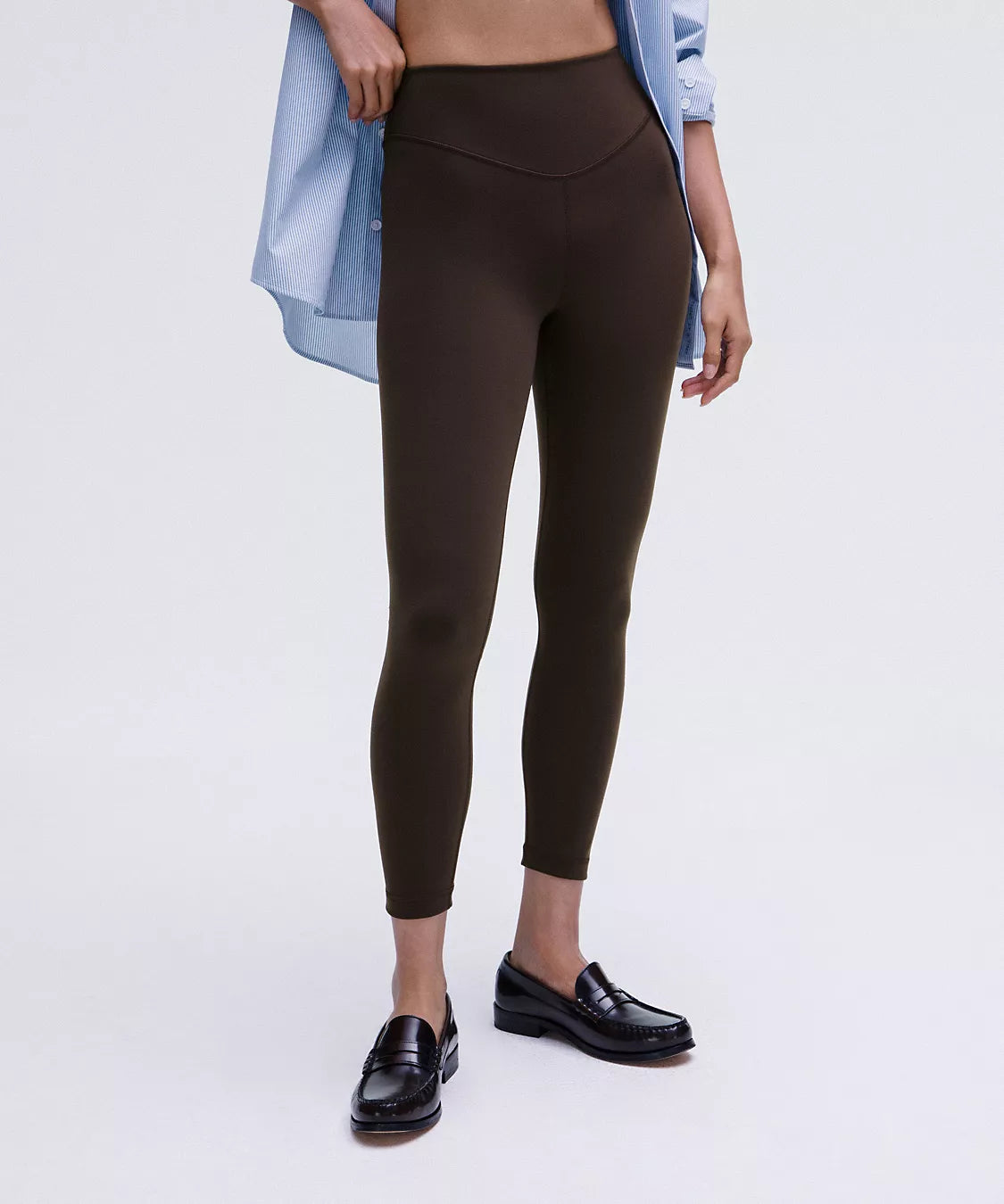 Women's Functional Outdoor Garments Wunder Under SmoothCover High Rise Tight 25" | Espresso Women's Functional Outdoor Garments Wunder Under SmoothCover High Rise Tight 25" | Espresso