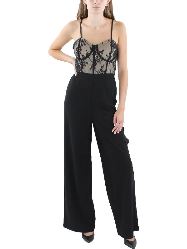 Women's Clothing For Special Occasions Juniors Womens Lace Jumpsuit