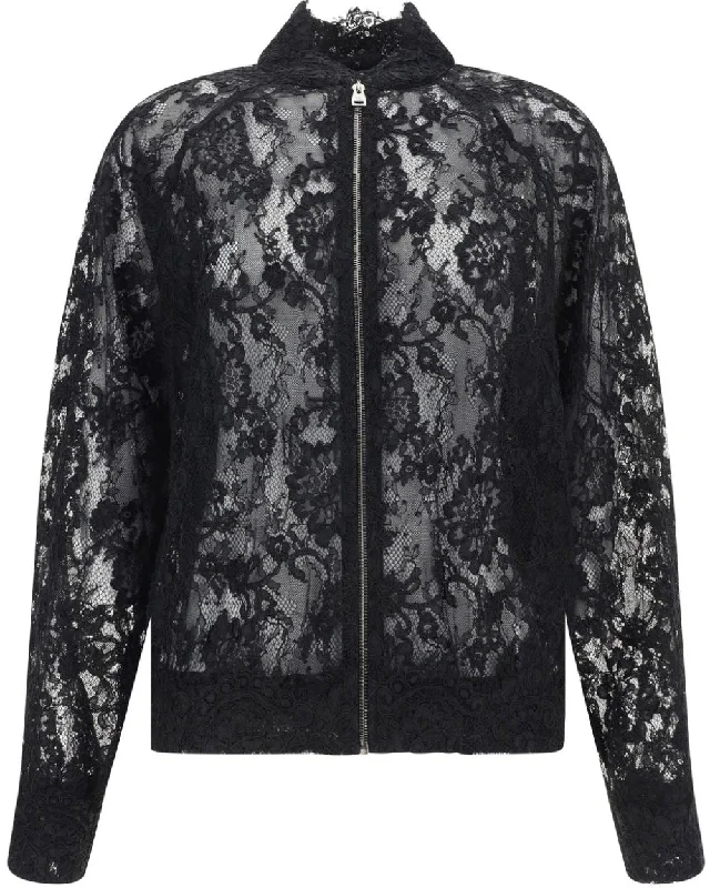 Modern Women's Apparel Black Giacca Modello Bomber Jacket