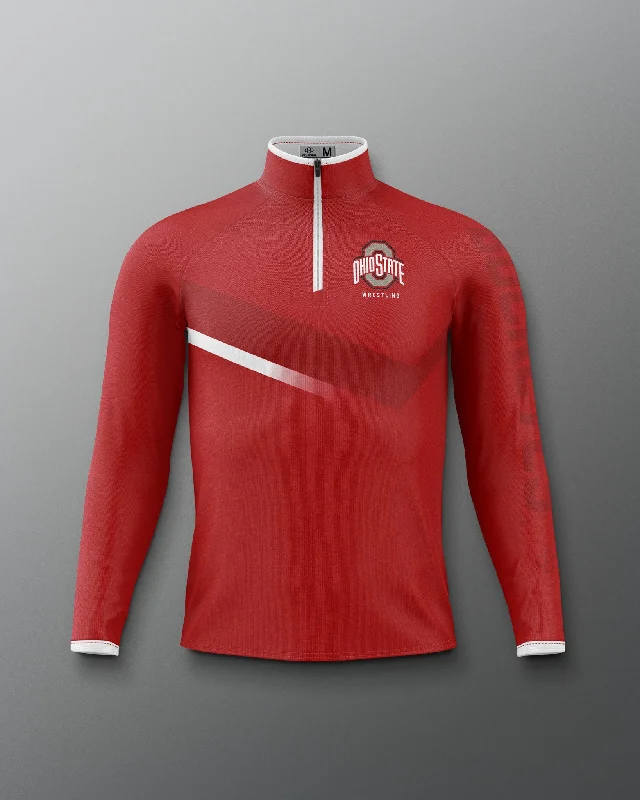 Women's Athletic Apparel Ohio State Sublimated Quarter Zip