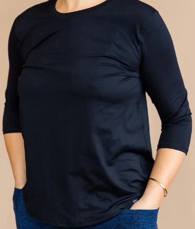 Flash Sale Online Performance Quarter Sleeve - Black