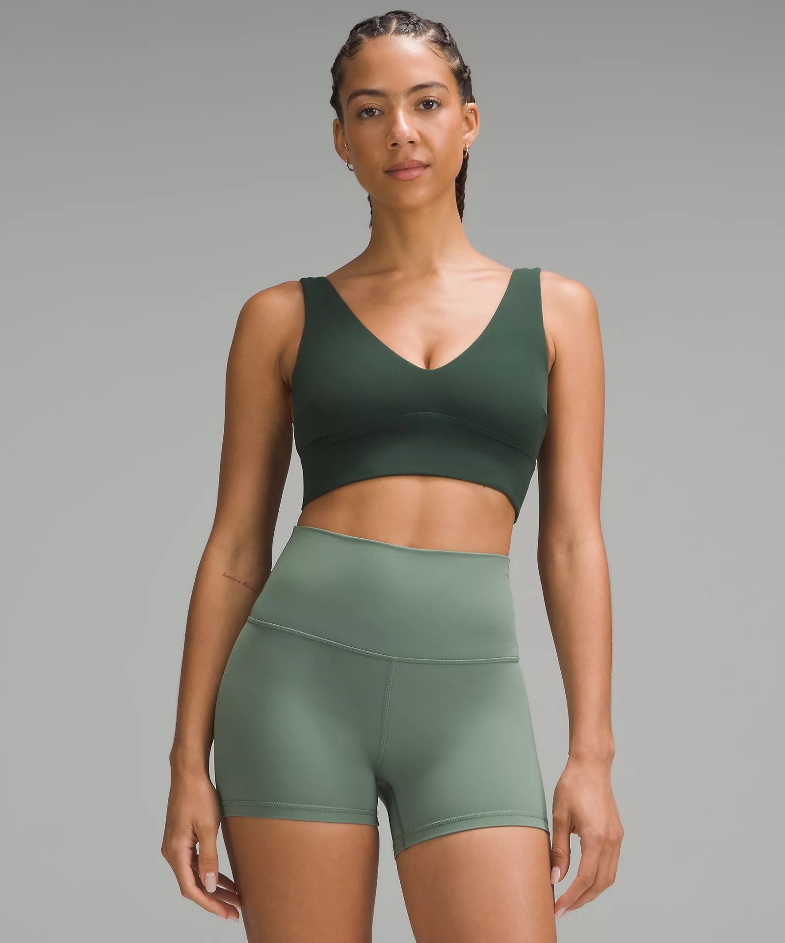 Charming Women's Garments lululemon Align™ V-Neck Bra *Light Support, C/D Cup | Legacy Green Charming Women's Garments lululemon Align™ V-Neck Bra *Light Support, C/D Cup | Legacy Green
