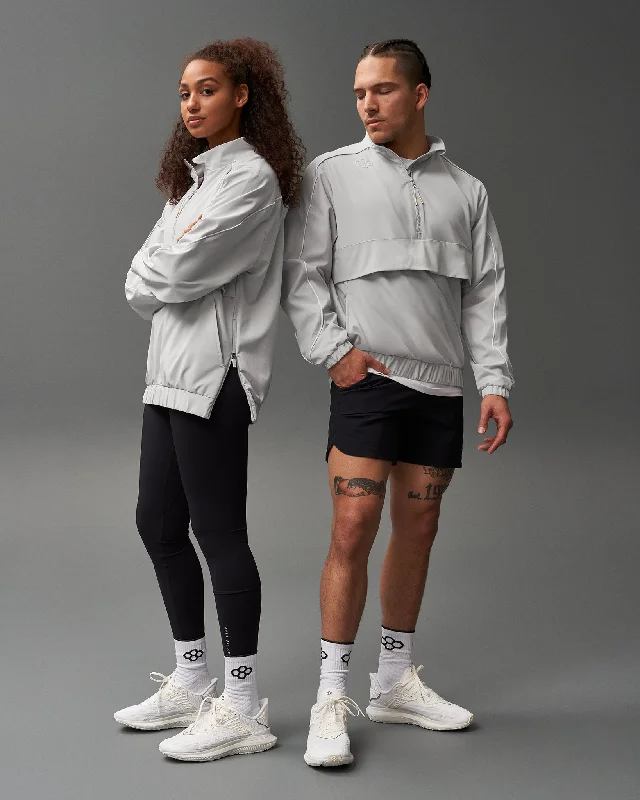 Women's Loungewear Clothes RUDIS 1/4 Zip Windbreaker - Lunar Gray